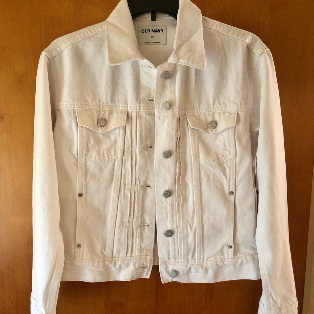 White Denim Jacket from Old Navy
